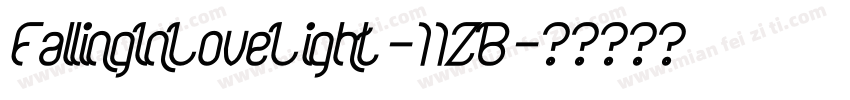 FallingInLoveLight-11ZB字体转换