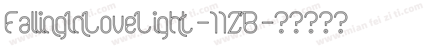 FallingInLoveLight-11ZB字体转换
