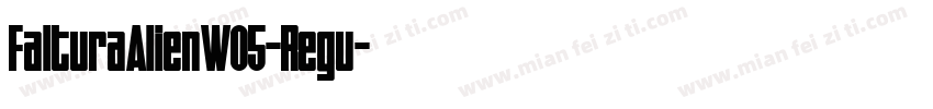 FalturaAlienW05-Regu字体转换