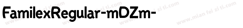 FamilexRegular-mDZm字体转换