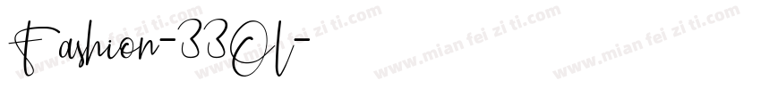 Fashion-33OL字体转换