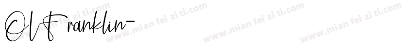 OLFranklin字体转换