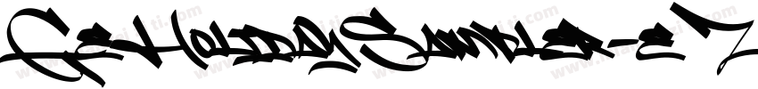 GeHolidaySampler-eZvm字体转换