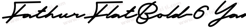 FathurFlatBold-6Yanx字体转换