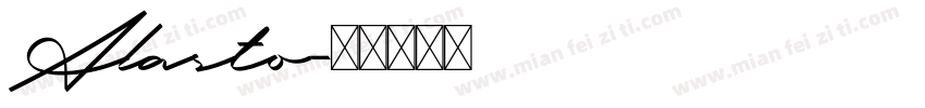 Alasto字体转换