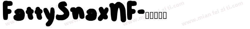 FattySnaxNF字体转换