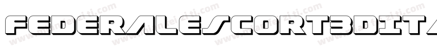 FederalEscort3DItalic-RWgo字体转换