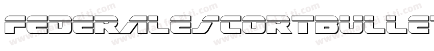FederalEscortBullet-BMp3字体转换