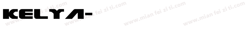 Kelya字体转换