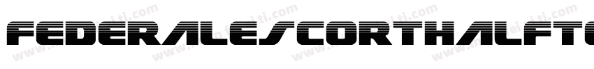 FederalEscortHalftone-v927字体转换