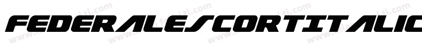 FederalEscortItalic-n71M字体转换