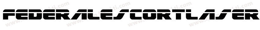FederalEscortLaserItalic-RWgM字体转换