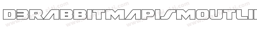 D3RabbitmapismOutline-8Mn2字体转换