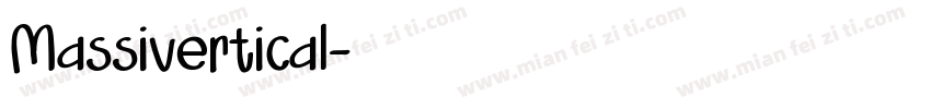 Massivertical字体转换 Massivertical字体转换