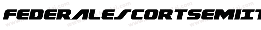 FederalEscortSemiItalic-KLyo字体转换