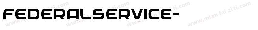 federalservice字体转换