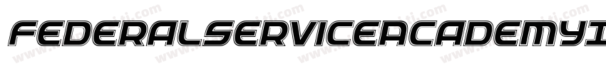 FederalServiceAcademyItalic-vl2D字体转换