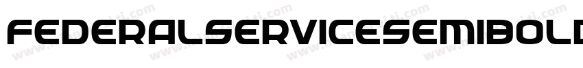 FederalServiceSemiBoldCondensed-9RW7字体转换