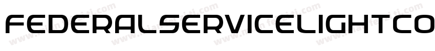 FederalServiceLightCondensed-V9M0字体转换