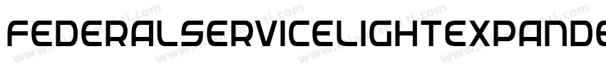 FederalServiceLightExpanded-GLry字体转换