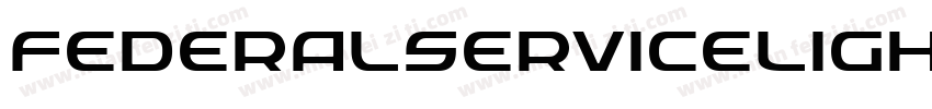 FederalServiceLightExpanded-GLry字体转换