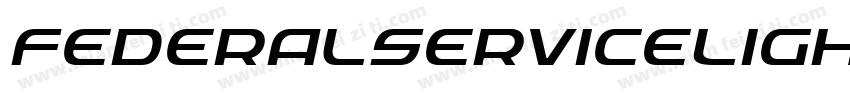 FederalServiceLightExpanded-GLry字体转换