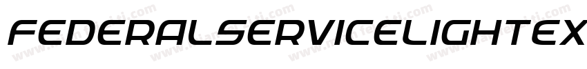 FederalServiceLightExpanded-GLry字体转换