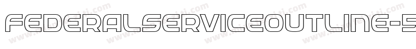 FederalServiceOutline-5GPx字体转换