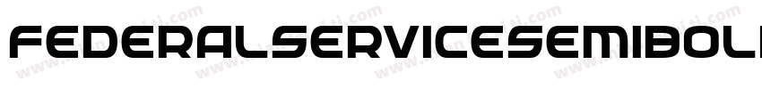 FederalServiceSemiBold-yRZq字体转换