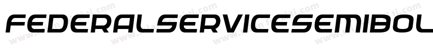 FederalServiceSemiBold-yRZq字体转换