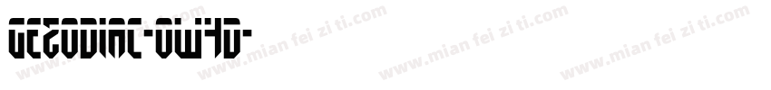 GeZodiac-ow4d字体转换