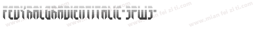 FedyralGradientItalic-3pw3字体转换