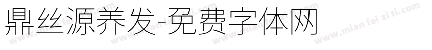 鼎丝源养发字体转换