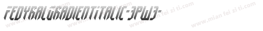 FedyralGradientItalic-3pw3字体转换