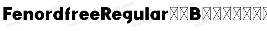 FenordfreeRegular-4B789字体转换