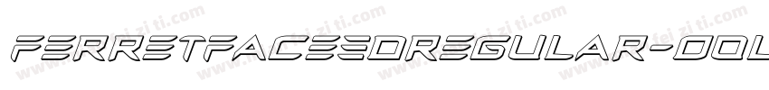 FerretFace3DRegular-O0l3字体转换