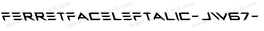 FerretFaceLeftalic-jw67字体转换