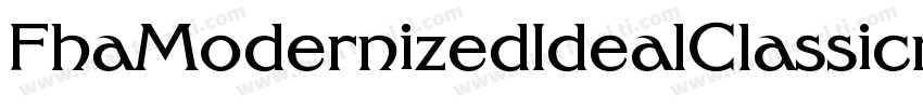 FhaModernizedIdealClassicnc-lzVX字体转换