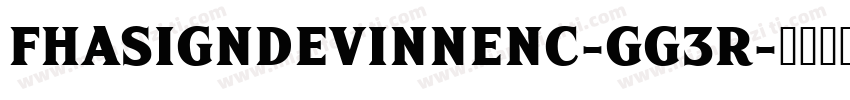 FhaSignDevinnenc-gG3R字体转换