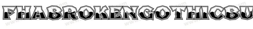 Fhabrokengothicbustednc-4j2l字体转换