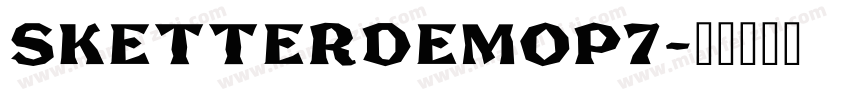 sketterdemop7字体转换