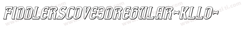 FiddlersCove3DRegular-KLLo字体转换