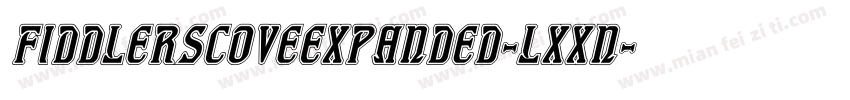 FiddlersCoveExpanded-LXXn字体转换