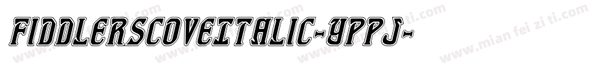 FiddlersCoveItalic-Yppj字体转换