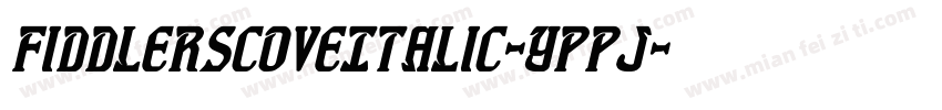FiddlersCoveItalic-Yppj字体转换
