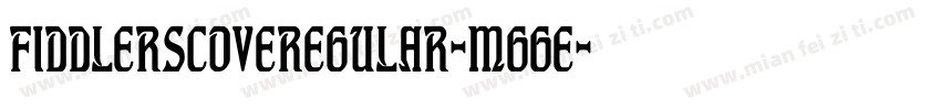 FiddlersCoveRegular-Mgge字体转换