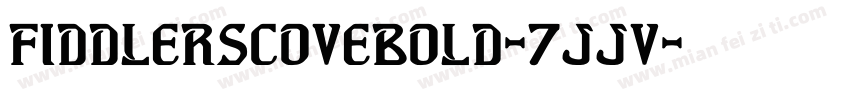 FiddlersCoveBold-7JJV字体转换