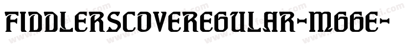 FiddlersCoveRegular-Mgge字体转换
