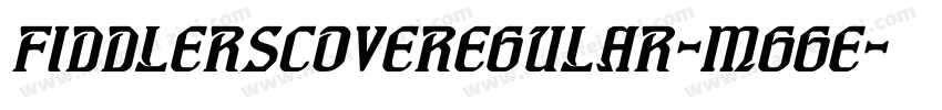 FiddlersCoveRegular-Mgge字体转换