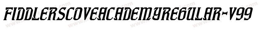 FiddlersCoveAcademyRegular-v99M字体转换